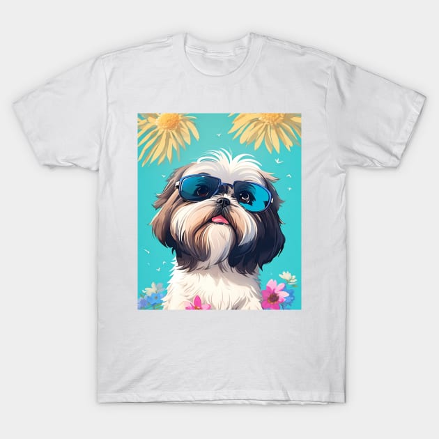 shih tzu T-Shirt by Hunter_c4 "Click here to uncover more designs"